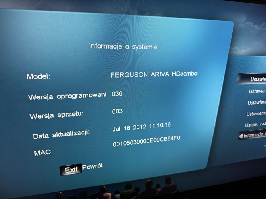 Tuner DVB-S/T Ferguson Ariva HD combo