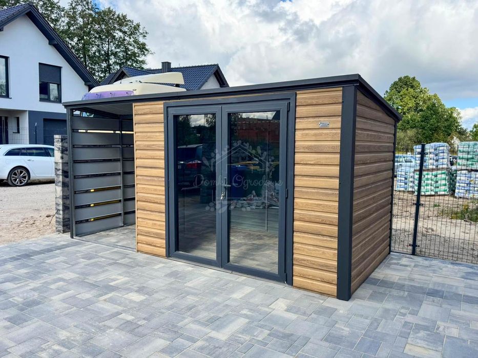 Schowek - domek ogrodowy 3,5x2m - wiata 2m  winchester  ID1104