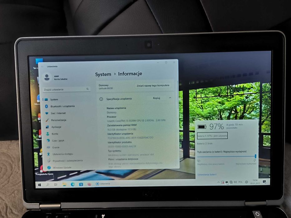 Dell Latitude 13.3' Core i5 3.30 GHz USB 3.0 SSD HDMI  Stacja Dokujaca 16 GB RAM