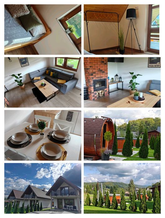 Domek Bieszczady, Solina, Polańczyk, BALIA Z JACUZZI / SAUNA