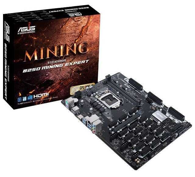 Материнская плата Asus B250 MINING EXPERT 8Gb ОЗУ, Pentium 3.2 GHz