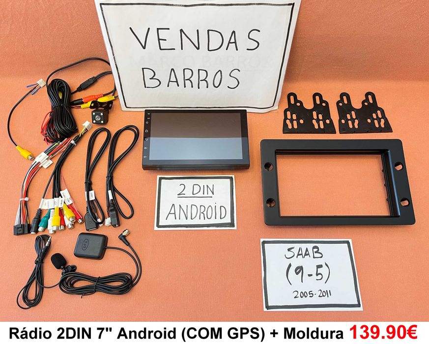 (NOVO) Rádios 2DIN • SAAB • [9-3] • [9-5] • Android GPS 93 95 [4+64GB]