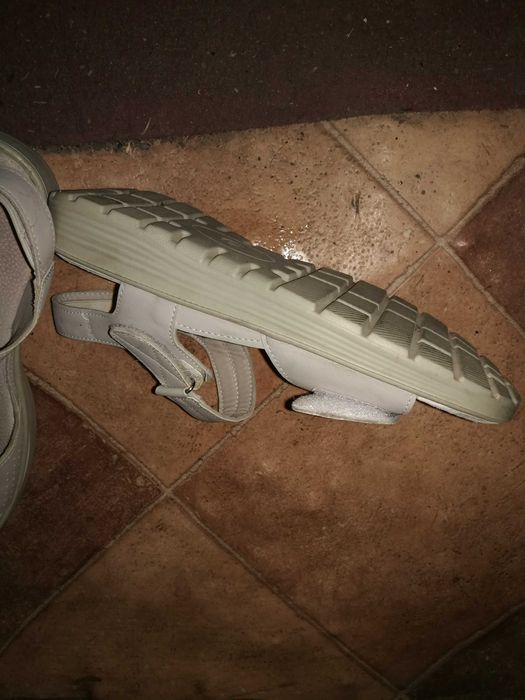 Sandały damskie 39 rzep płaskie wkładka 25cm