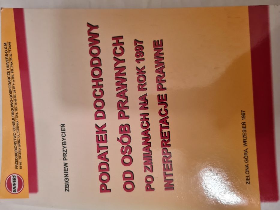 Podatek dochodowy od osób prawnych po zmianach 1997