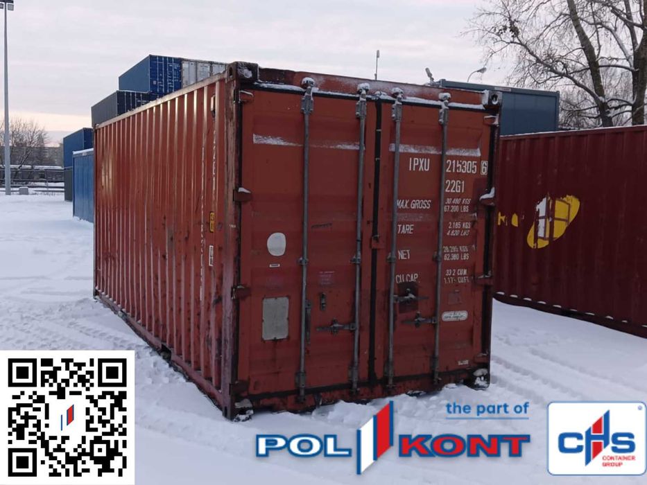 SPRZEDAM Kontener magazynowy morski 20'DV CW - SŁUPSK - OD RĘKI VY