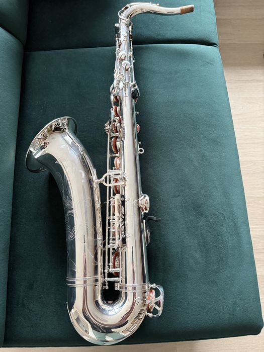 Saksofon tenorowy Yamaha 62 (2023), posrebrzany – jak nowy!