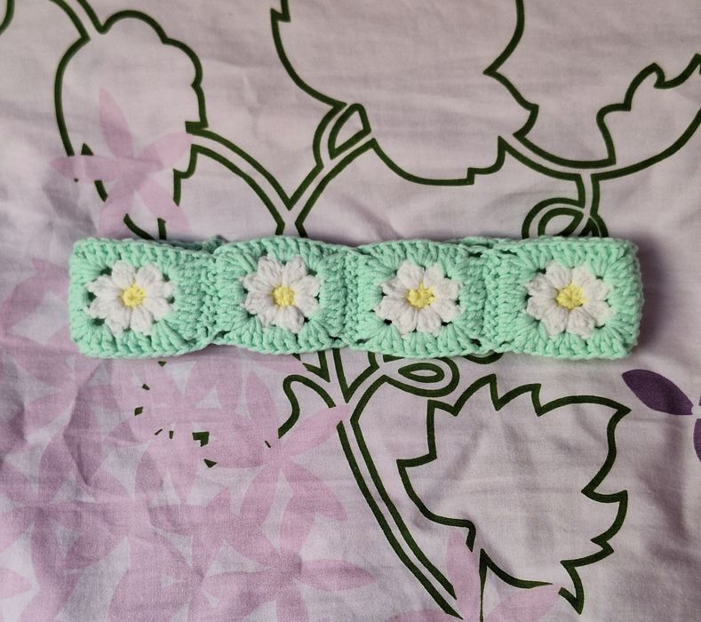 Opaska z włóczki