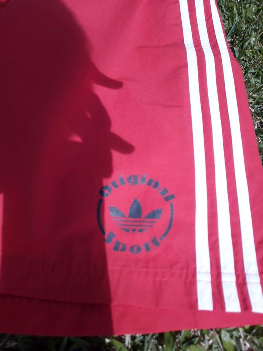 Calções Adidas Vermelho julgo que unisexo