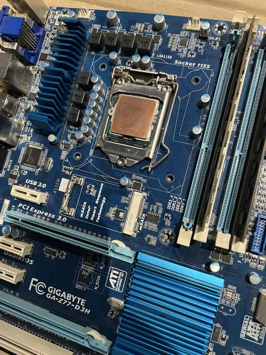 Plyta główna procesor i ram i7 3770k po lappingu i skalpie ciekly meta