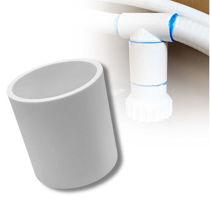 Mufa PVC 50 mm do systemu masażu | Mufa aeromasaz hydromasaz do balii ogrodowej | Do jacuzzi wanny bani bali SPA