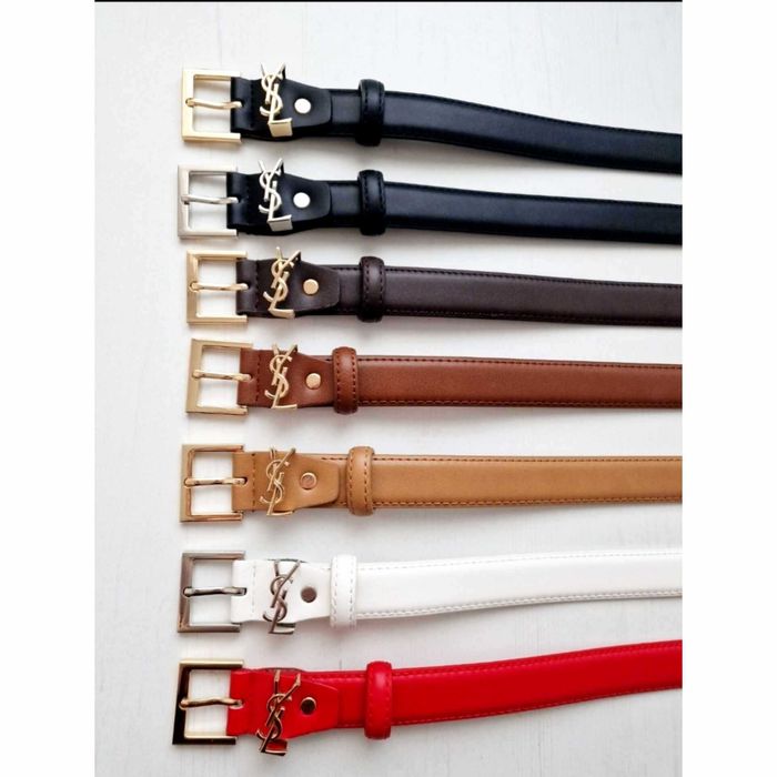 Nowy Pasek Damski YSL kolory Premium Yves Saint Laurent