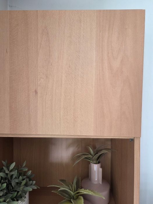Szafka z półkami BESTA IKEA naturalny buk 193cm