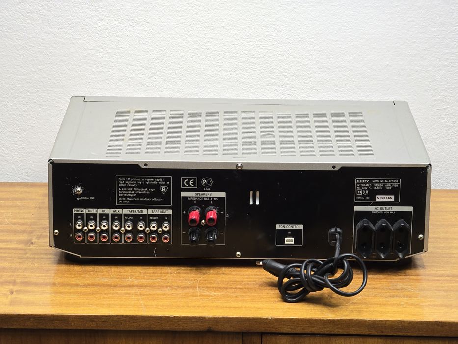 Sony TA FE 530r wzmacniacz srebrny