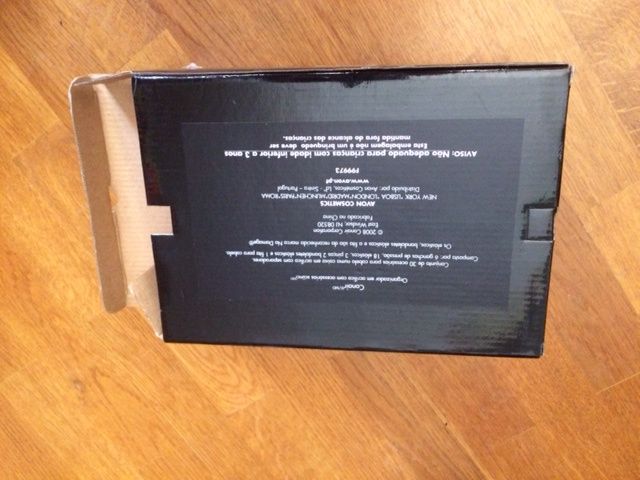 Organizador acrílico com acessórios do cabelo novo da Avon