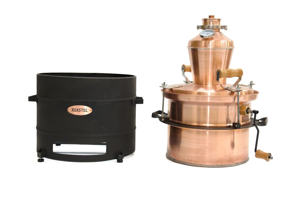 Destylator miedziany pot still Kerstel 35L