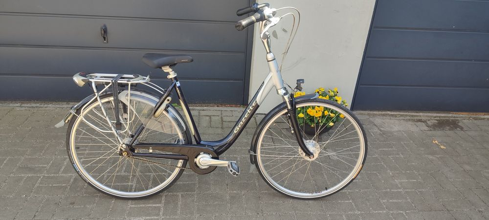rower miejski damka gazelle 8 biegów roz53cm