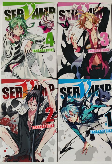 Manga Servamp 1-16 mangi komiksy książki manga anime