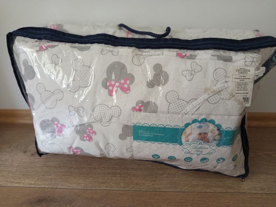 Komplet pościeli do łóżeczka dla dziewczynki MINNIE