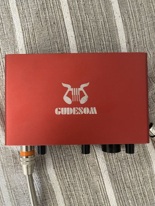microfone mk-4 com placa gudesom e cabo