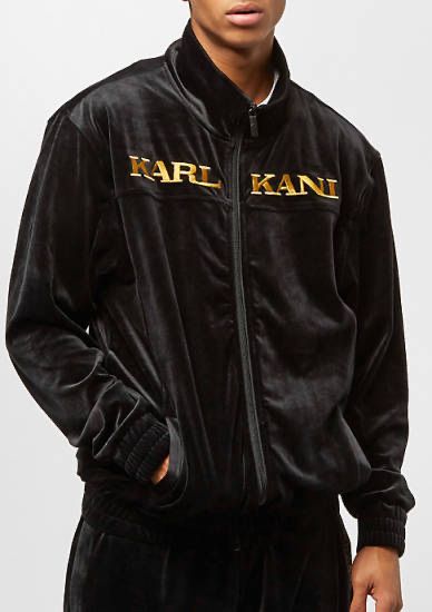 Karl Kani Velour Zip Big Logo зипка велюровая зип кофта карл кани
