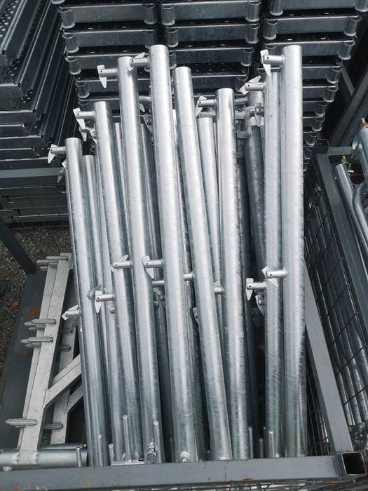 Stalowe rusztowanie elewacyjne Plettac nowe 10x9 kompletne tanio