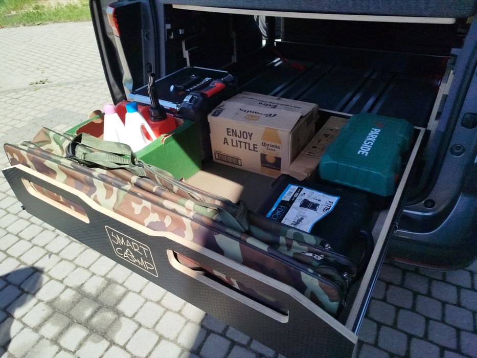 Zabudowa kempingowa, camperbox, łózko turystyczne , VW T5, T6, T7, Vito , viano