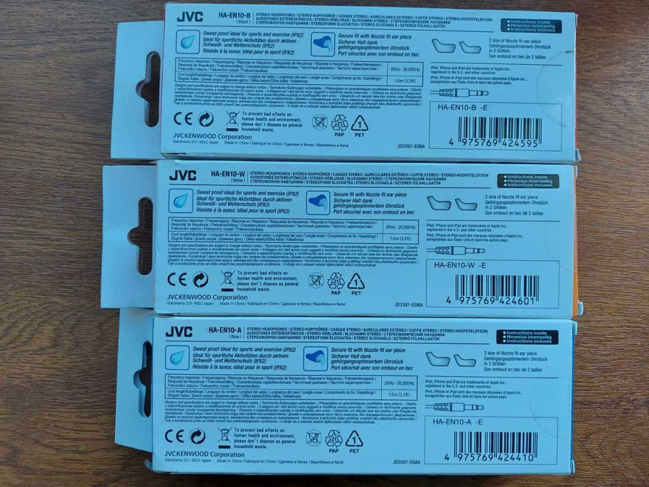 JVC Навушники і навушники-гарнітура