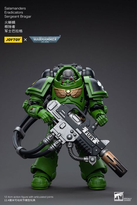 Фігурка Warhammer 40k Salamanders Eradicators Sergeant Bragar 1/18