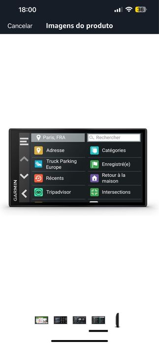 GPS GARMIN 610 novo nunca usado