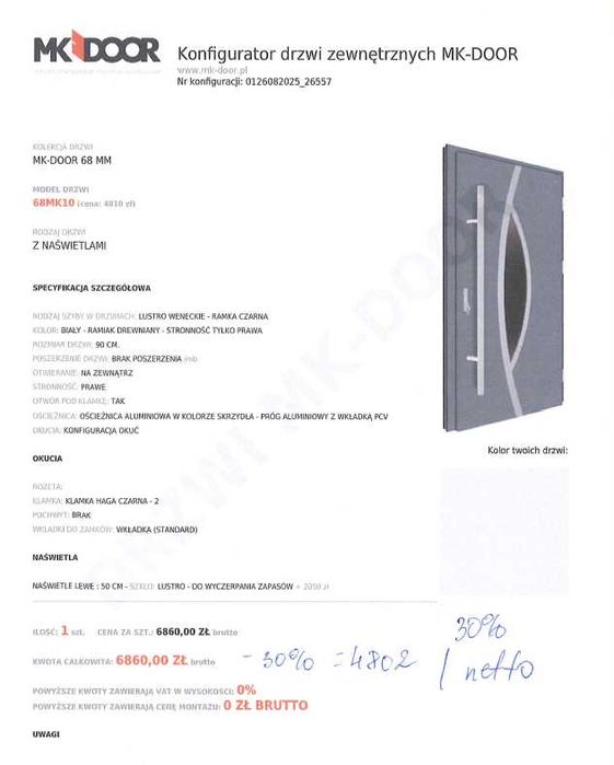 Drzwi zewnętrzne #z84