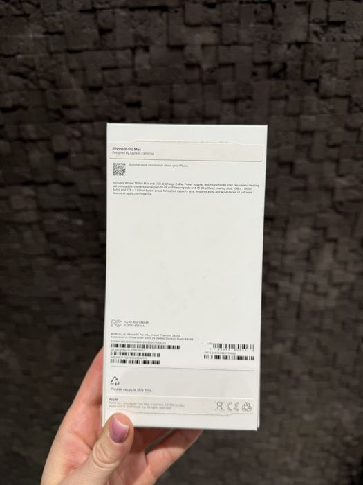 Iphone 16 pro max 256 e-sim