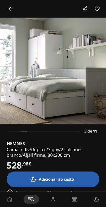 Sofá-cama IKEA vendida