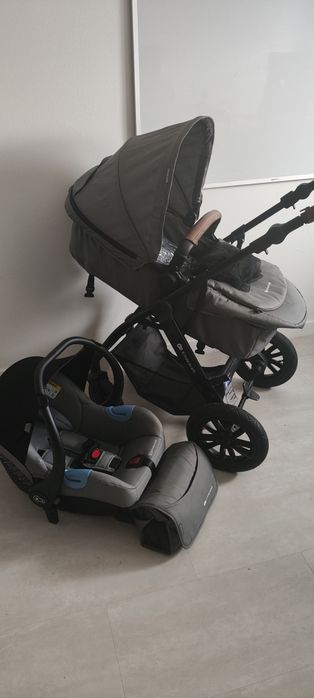 Carrinho de Bebé KINDERKRAFT Moov Grey (3 em 1)