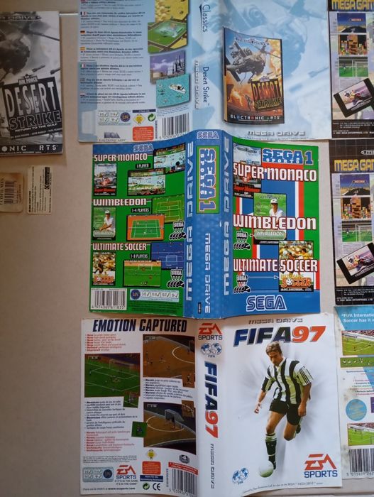 Conjunto capas Sega tb troco