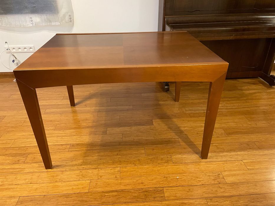 stół prostokątny, rozkładany 120-240/90, drewno, seria Gallus