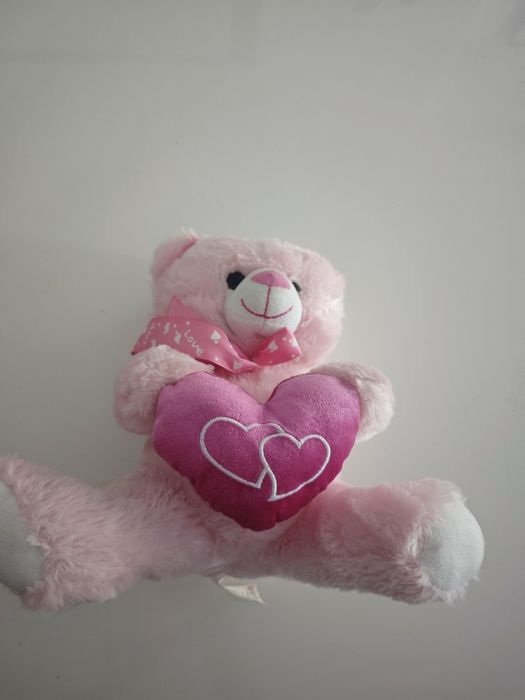 Peluche urso com coração