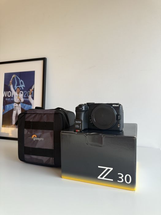 Nikon Z30 + Lente 16-50mm – Estado Impecável! Kit Completo!