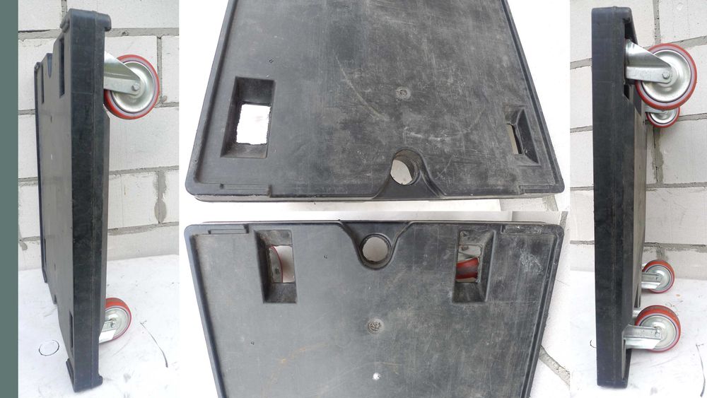 Wózek transportowy Utz 80x60cm platforma na kołach udźwig 500kg