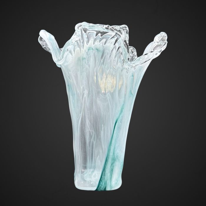 Wazon murano Tammaro home design włoski unikat niebieski B41/4166
