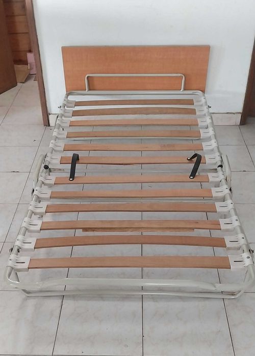 Sommier Dobrável Individual (180 x 90; Altura Estrado: a 25 cm)