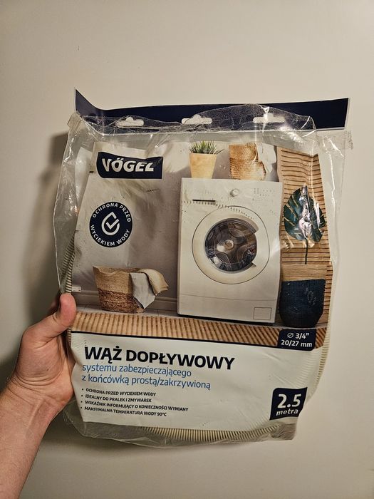 Wąż dopływowy VOGEL Aquastop do pralek i zmywarek