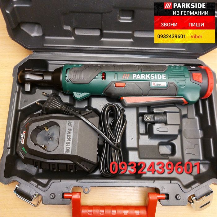Аккумуляторная трещотка 12В гайковерт из ГЕРМАНИИ. Parkside PAR 12 трі
