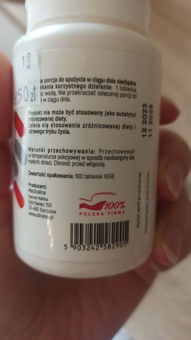 Witamina B2 Ryboflawina - 60 szt