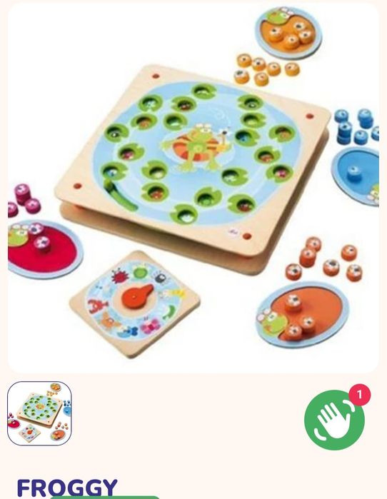 Jogo de Tabuleiro / Board Game - Froggy