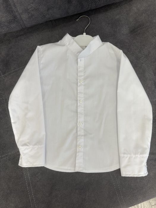 Детская белая рубашка для мальчика