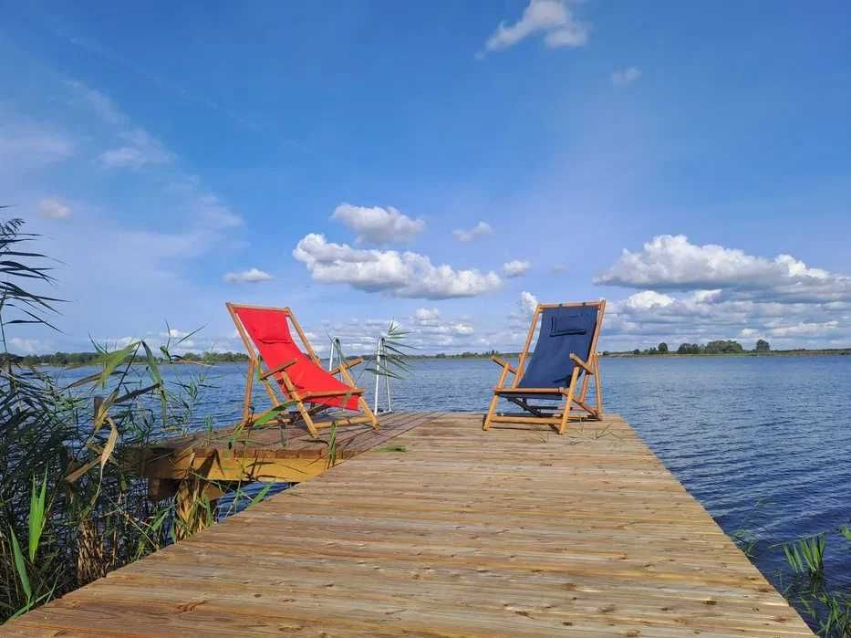 Dom na Mazurach nad jeziorem - własna plaża, kajaki, łódka, pomost.