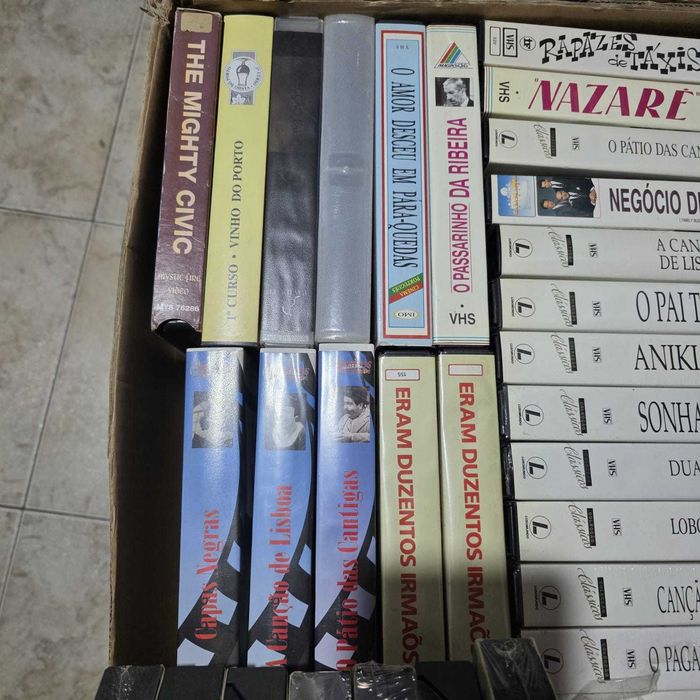 Lote Vhs 15 - Ver lista Abaixo - PROMOÇÂO 1 €