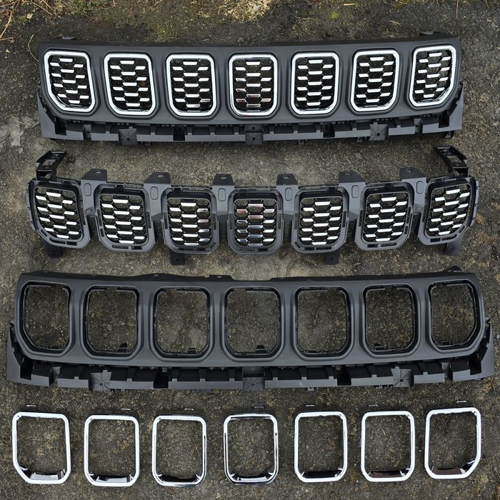 Jeep Compass 2021 2022 2023 2024 Решітка Радіатора Переднього Бамперу