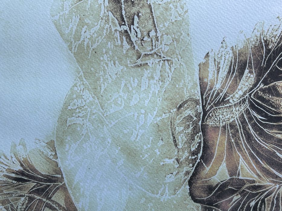 Офорт. Клеопатра. Автор Гурьев