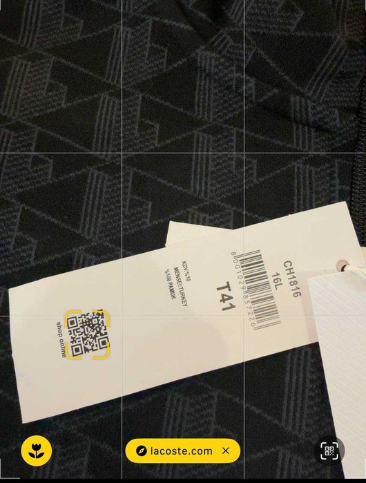 Nowe dresy Lacoste Monogram Black